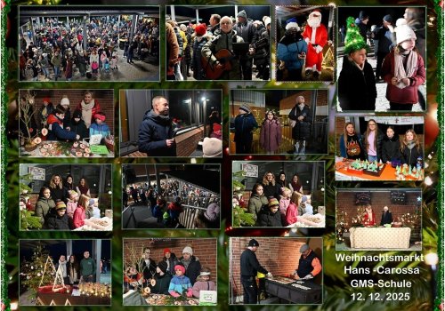 Stimmungsvoller Weihnachtsmarkt an der Grund- und Mittelschule Pilsting